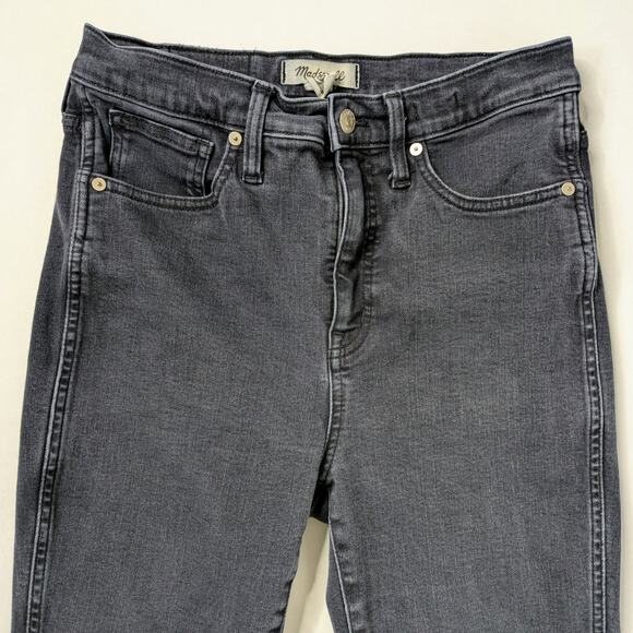 Madewell Stovepipe Straight 28 Charcoal Gray High Rise Minimalist Capsule Denim - Picture 4 of 11